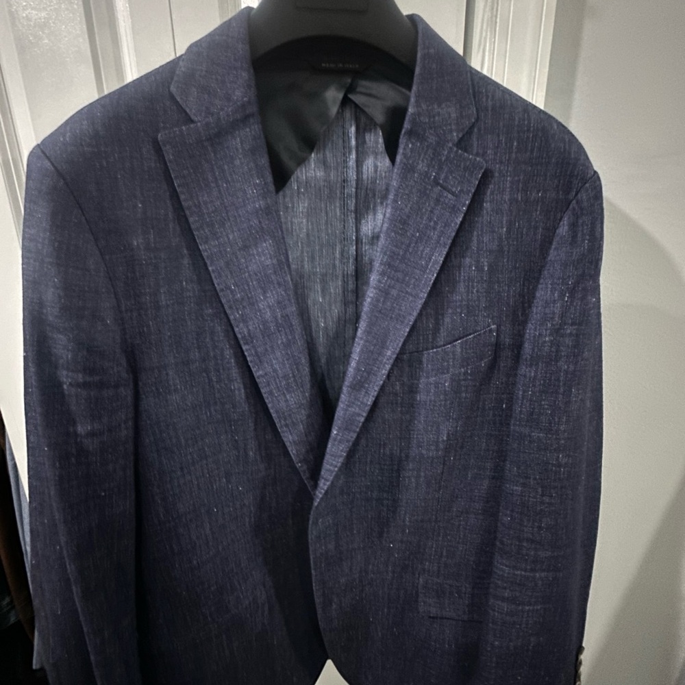 Made in Italy Saks  Fifth Avenue Midnight Blue Blazer